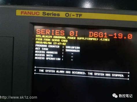 1 Error code list for servo. . Fanuc system alarm 129